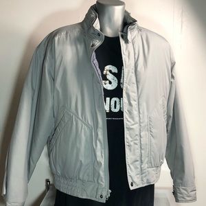 THE FOX Collection Gray Hooded Jacket Size M Men